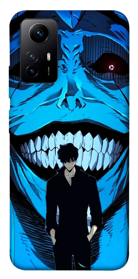 Чехол Solo leveling blue vibe для Xiaomi Redmi Note 12S