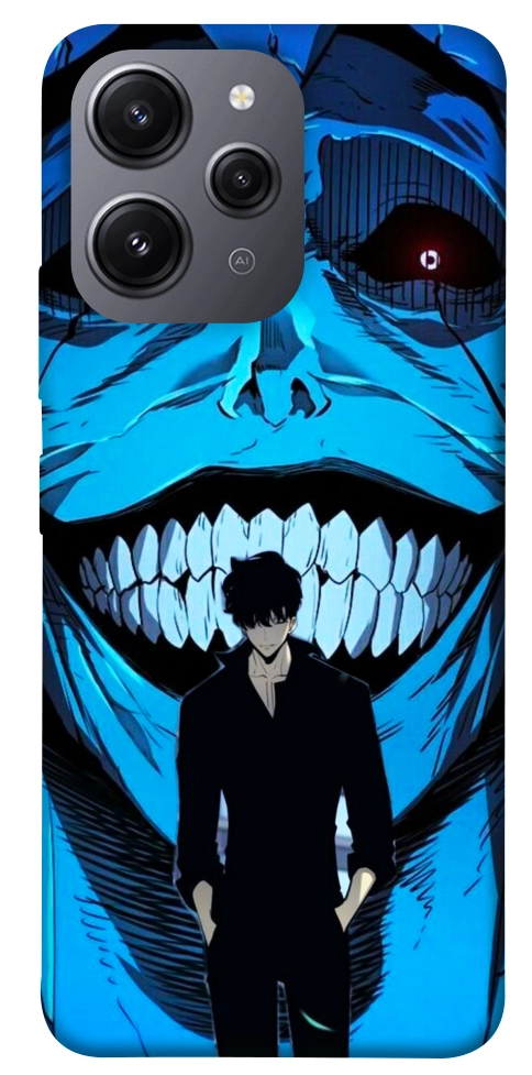 Чехол Solo leveling blue vibe для Xiaomi Redmi 12