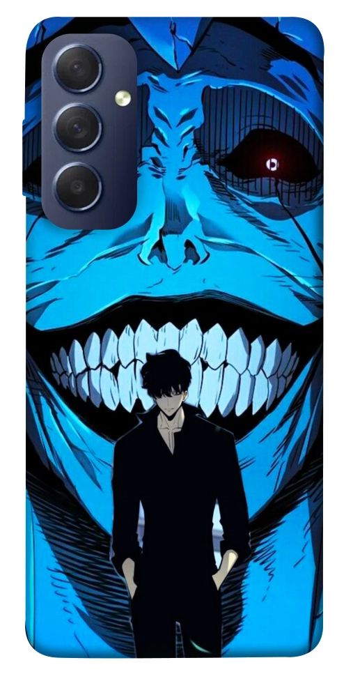 Чехол Solo leveling blue vibe для Galaxy M54 5G
