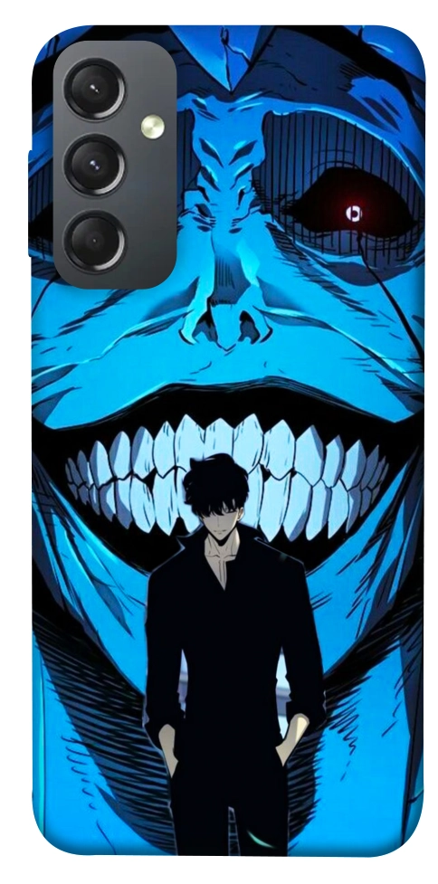 Чехол Solo leveling blue vibe для Galaxy A24 4G