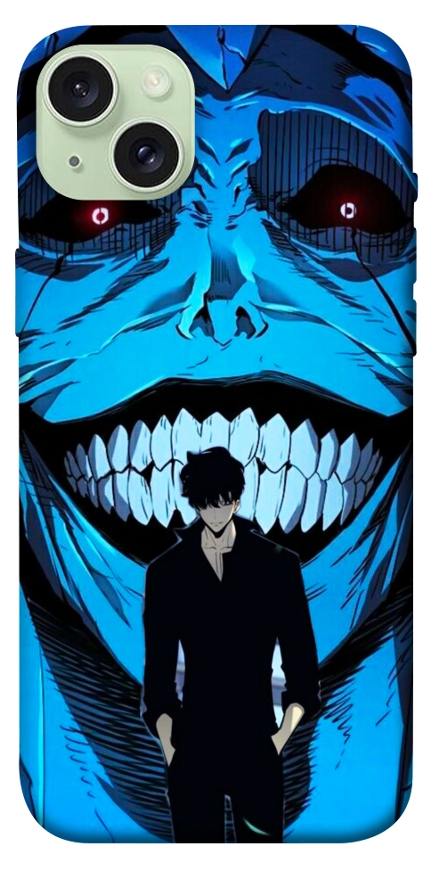 Чохол Solo leveling blue vibe для iPhone 15 Plus