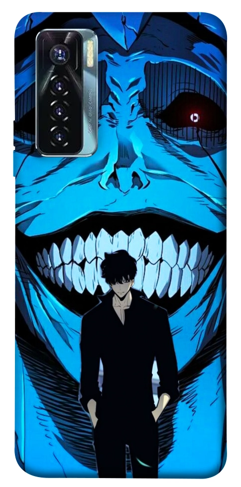 Чехол Solo leveling blue vibe для TECNO Camon 17 Pro