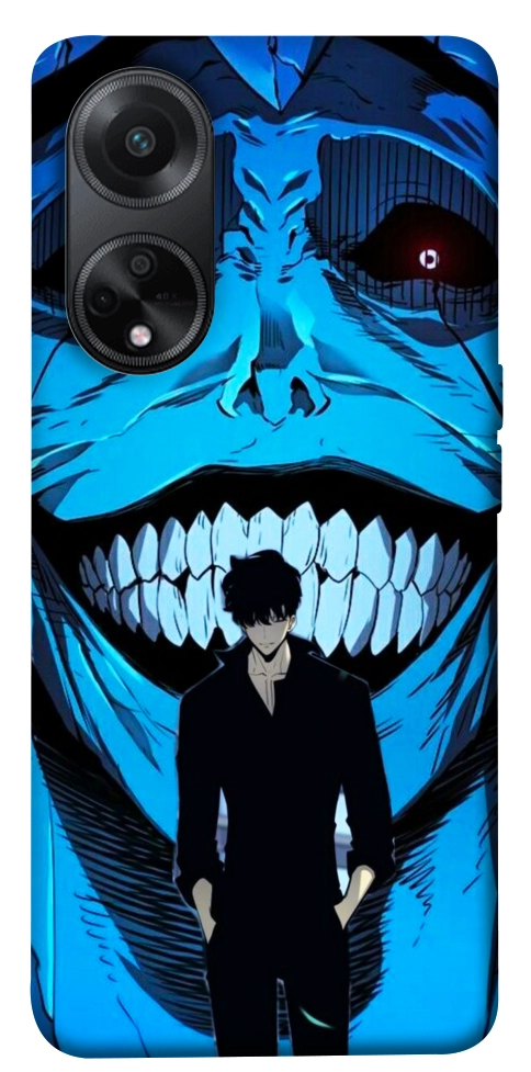 Чохол Solo leveling blue vibe для Oppo A58 4G