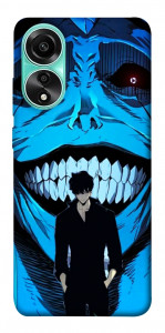Чехол Solo leveling blue vibe для Oppo A78 4G