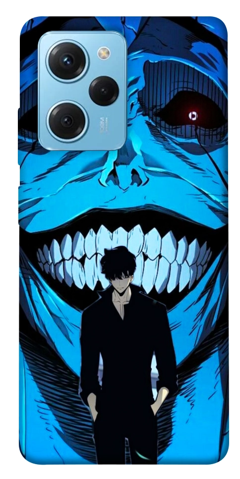 Чехол Solo leveling blue vibe для Xiaomi Poco X5 Pro 5G