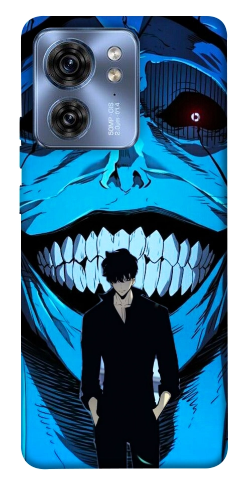 Чехол Solo leveling blue vibe для Motorola Edge 40