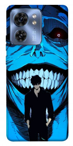 Чехол Solo leveling blue vibe для Motorola Edge 40