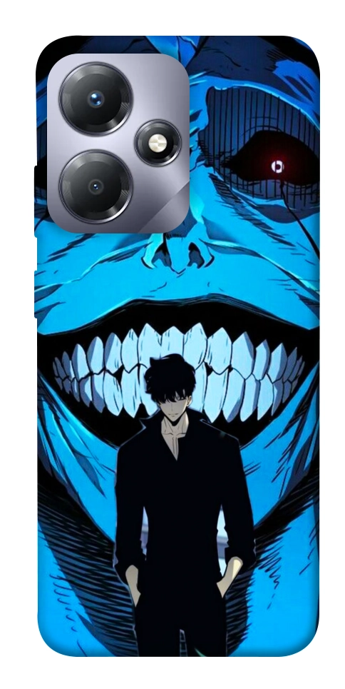 Чехол Solo leveling blue vibe для Infinix Hot 30 Play