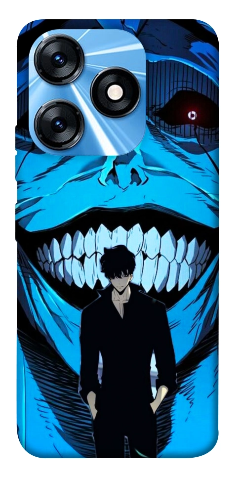 Чохол Solo leveling blue vibe для TECNO Spark 10