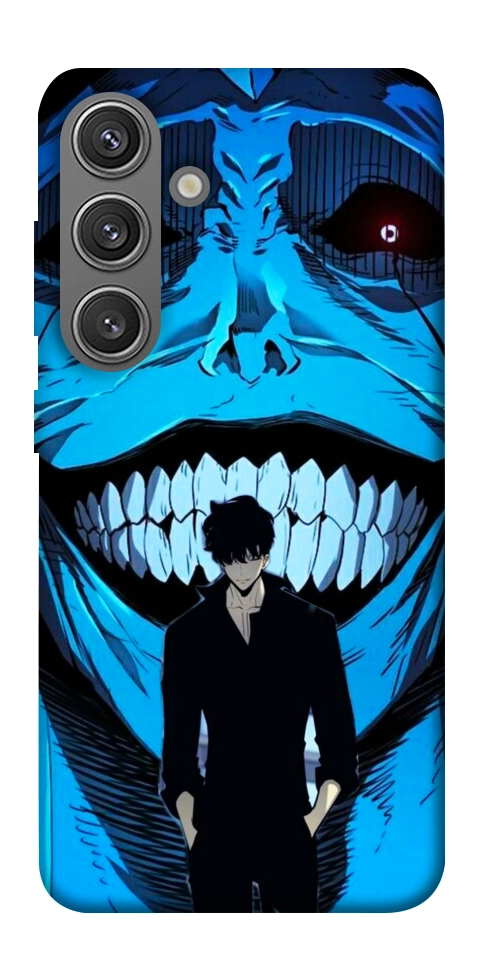 Чехол Solo leveling blue vibe для Galaxy S24+