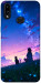Чохол Space girl and cat для Galaxy A10s (2019)