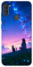 Чохол Space girl and cat для Galaxy A11 (2020)