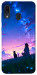 Чохол Space girl and cat для Galaxy A30 (2019)