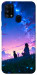 Чехол Space girl and cat для Galaxy M31 (2020)