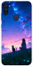 Чохол Space girl and cat для Galaxy M11 (2020)