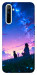 Чохол Space girl and cat для Realme 6