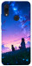 Чохол Space girl and cat для Xiaomi Redmi Note 7