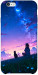 Чехол Space girl and cat для iPhone 6S Plus