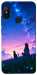 Чохол Space girl and cat для Xiaomi Redmi 6 Pro