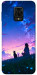 Чохол Space girl and cat для Xiaomi Redmi Note 9 Pro