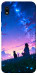 Чехол Space girl and cat для Galaxy A10 (A105F)