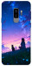 Чехол Space girl and cat для Galaxy S9+