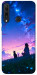 Чехол Space girl and cat для Huawei Y6p