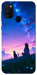 Чохол Space girl and cat для Galaxy M30s