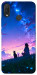 Чохол Space girl and cat для Huawei Nova 3i