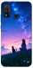 Чехол Space girl and cat для Huawei P Smart (2020)