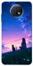Чохол Space girl and cat для Xiaomi Redmi Note 9T