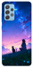 Чехол Space girl and cat для Galaxy A52