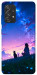 Чохол Space girl and cat для Galaxy A72 5G