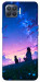 Чохол Space girl and cat для Oppo Reno 4 Lite