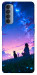 Чохол Space girl and cat для Oppo Reno 4 Pro
