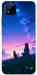Чохол Space girl and cat для Realme C20