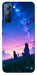 Чехол Space girl and cat для TECNO Pop 5 Pro