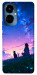 Чехол Space girl and cat для TECNO Camon 19 Pro (CI8n)
