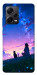 Чохол Space girl and cat для Xiaomi Redmi Note 12 Pro 5G