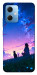 Чохол Space girl and cat для Xiaomi Redmi Note 12 5G