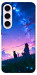 Чехол Space girl and cat для Galaxy S23+