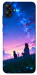 Чехол Space girl and cat для Galaxy A04e