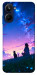Чехол Space girl and cat для Realme 10 4G