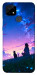 Чехол Space girl and cat для Realme C21