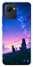 Чехол Space girl and cat для Realme C30
