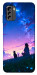 Чехол Space girl and cat для Nokia G60
