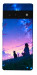 Чохол Space girl and cat для Google Pixel 6 Pro