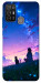 Чехол Space girl and cat для ZTE Blade A52