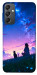 Чехол Space girl and cat для Galaxy A24 4G