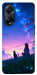 Чехол Space girl and cat для Oppo A98
